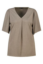 thumbnail: MS Mode top met lurex kaki