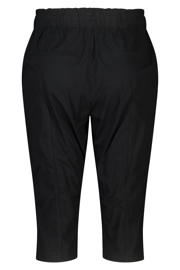 thumbnail: MS Mode slim regular waist capri zwart