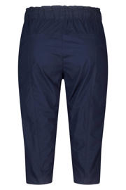 thumbnail: MS Mode slim regular waist capri donkerblauw