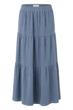 midi rok blauw