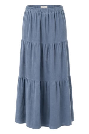 midi rok blauw