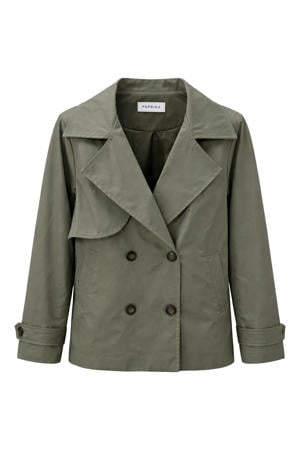 trenchcoat lichtkaki