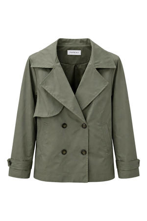 trenchcoat lichtkaki