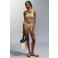 MANGO TEEN one shoulder bikini groen