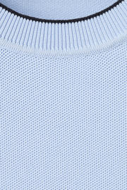 thumbnail: Mango Man regular T-shirt gebreid lichtblauw