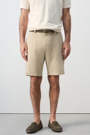 slim chino short beige