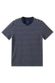 thumbnail: Mango Man slim gestreept T-shirt donkerblauw
