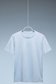 thumbnail: Mango Man slim T-shirt lichtblauw