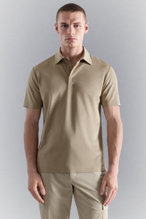 slim polo beige