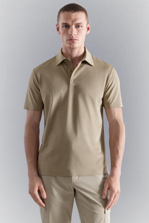 slim polo beige