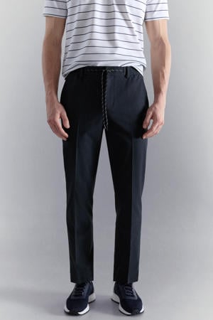 slim chino donkerblauw