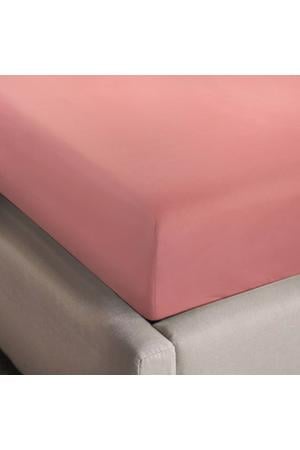katoenen hoeslaken - roze