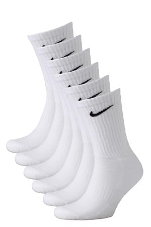Everyday Cushioned sportsokken - wit (set van 6)