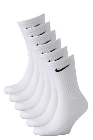 Everyday Cushioned sportsokken - wit (set van 6)