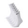 Nike Everyday Cushioned sportsokken - wit (set van 6)