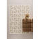 NOUS Living rechthoekige wollen grafische vloerkleed Sido 230x160 cm - naturel/gebroken wit