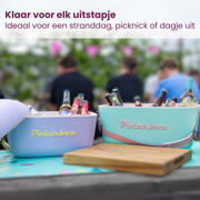 thumbnail: Polarbox  Koelbox met Schouderband - Paars-Sorbet - 12 Liter