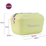 thumbnail: Polarbox  Koelbox met Schouderband - Lime-Lilac - 20 Liter