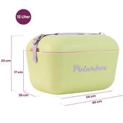 thumbnail: Polarbox  Koelbox met Schouderband - Lime-Lilac - 12 Liter