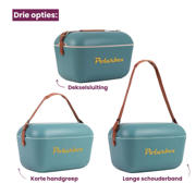 thumbnail: Polarbox  Koelbox met Schouderband - Marine-Mustard - 12 Liter