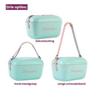 thumbnail: Polarbox  Koelbox met Schouderband - Nude-Olive Green - 12 Liter