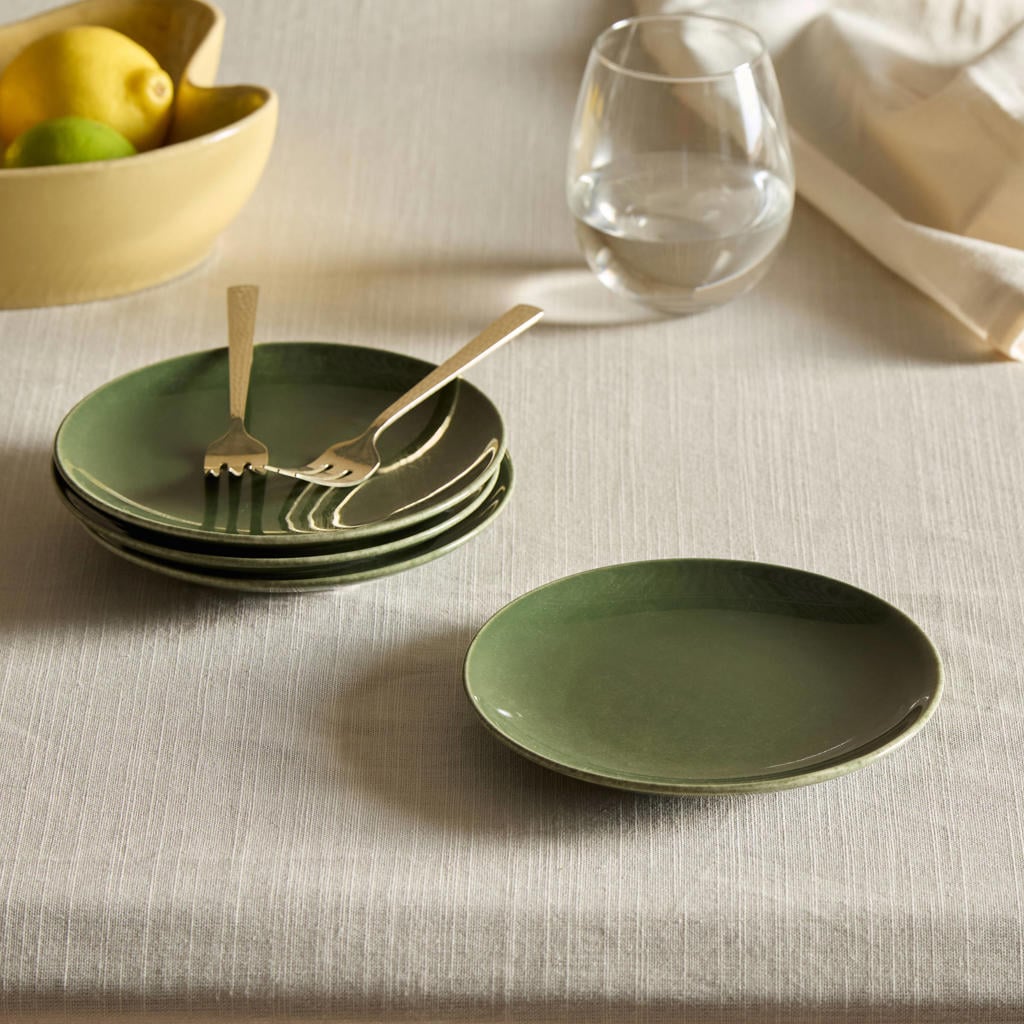 NOUS Living Artisan gebaksbord (Ø15 cm) (set van 4)