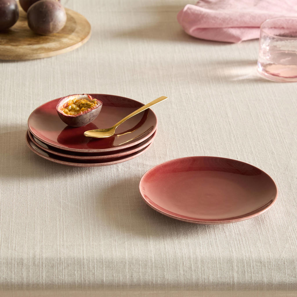 NOUS Living Artisan gebaksbord (Ø15 cm) (set van 4)