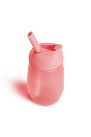 Simple Clean Straw Cup pink