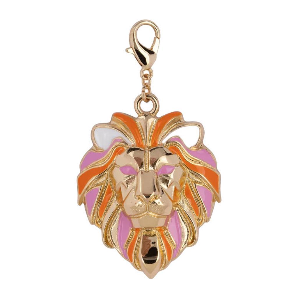 Life of Bulu hanger Lions Head oranje/goudkleurig
