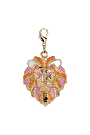 hanger Lions Head oranje/goudkleurig