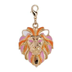 hanger Lions Head oranje/goudkleurig
