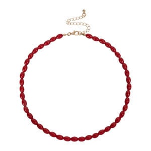 kralenketting  Lucy rood
