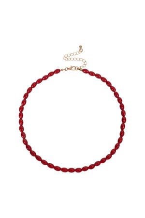 kralenketting  Lucy rood