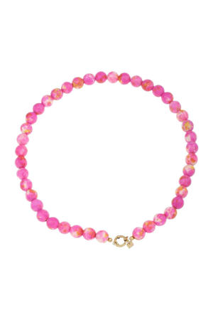 kralenketting roze