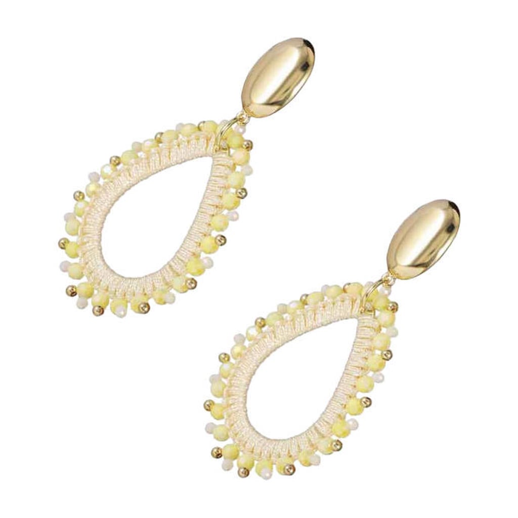 Candy Sweet Jewellery oorbellen lichtgeel