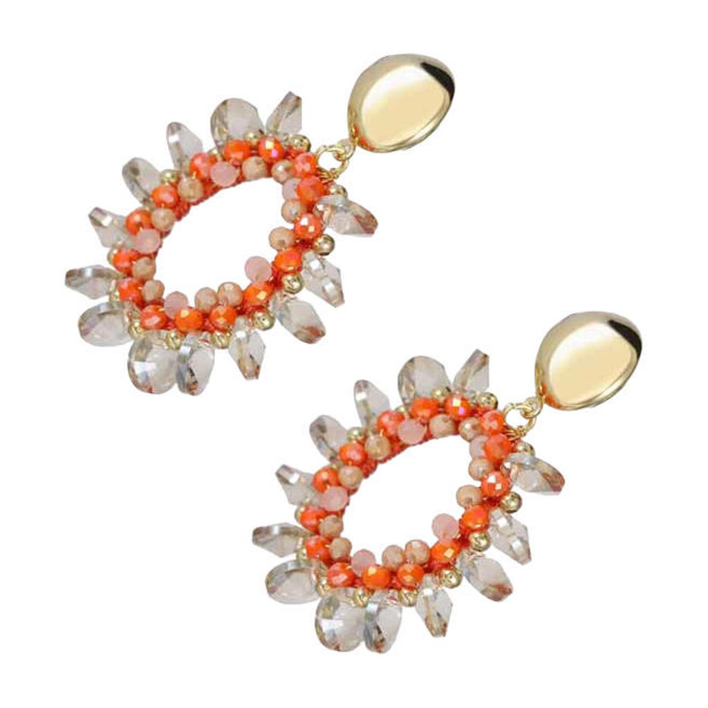 Candy Sweet Jewellery oorbellen oranje