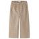 LIL' ATELIER MINI straight regular waist casual broek lichtbruin broderie