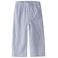LIL' ATELIER MINI straight regular waist casual broek blauw broderie