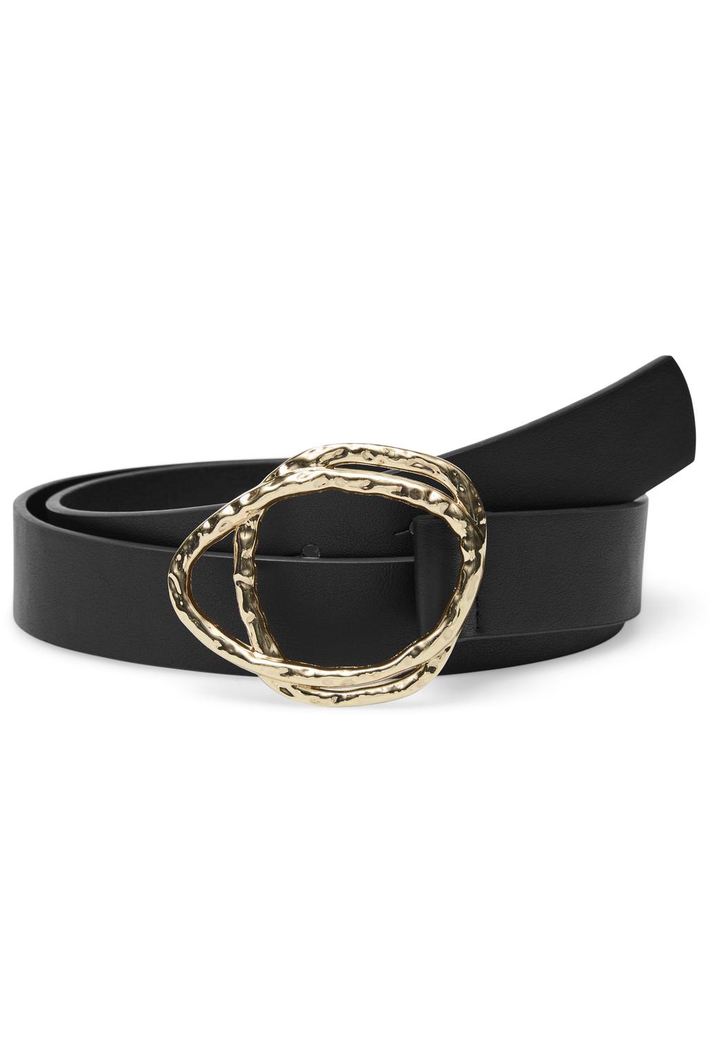 VERO MODA leren riem VMSANDY zwart