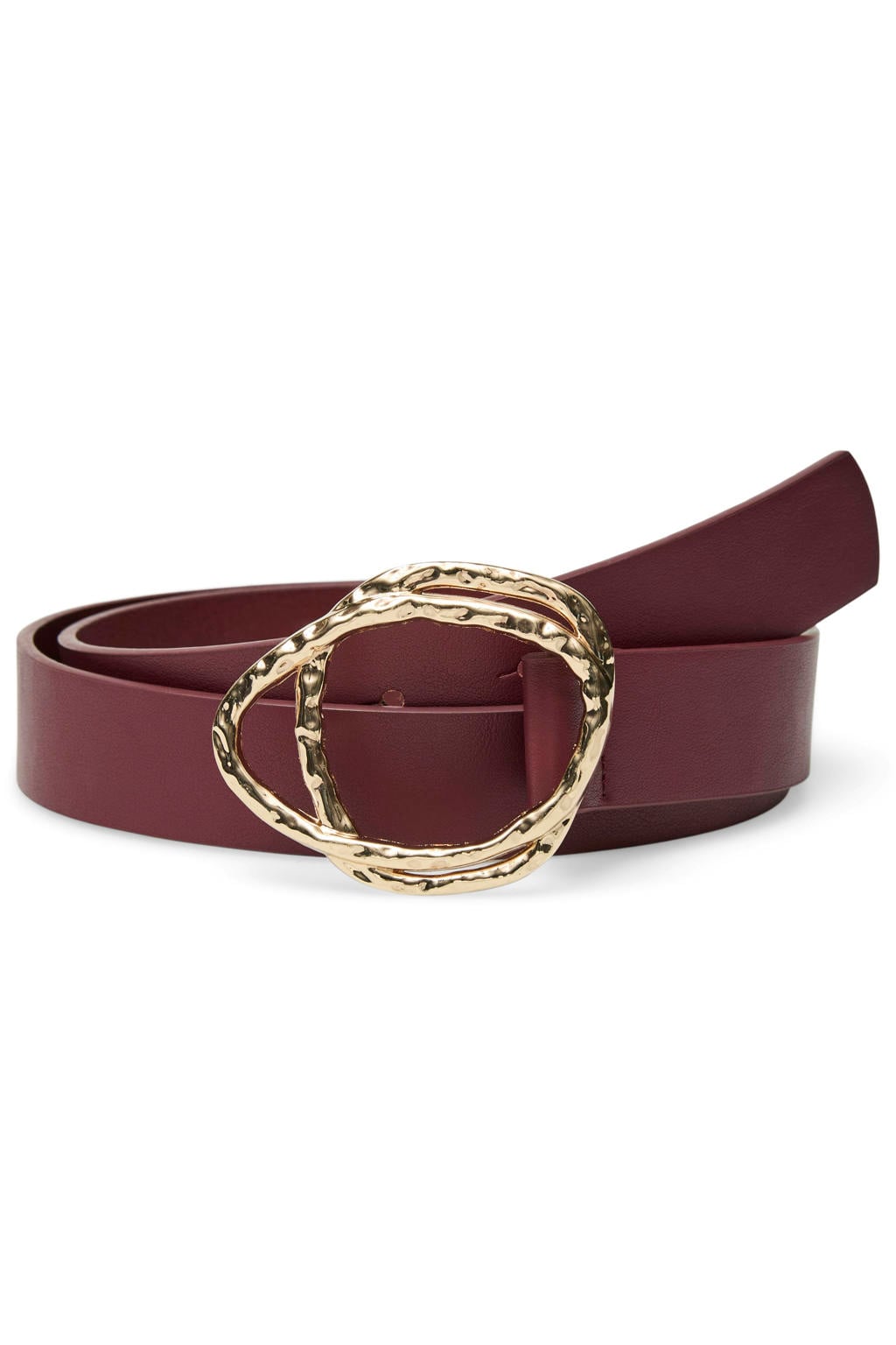 VERO MODA leren riem VMSANDY donkerrood