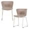 WOOOD Wings Tuinstoelen - Zand - Kunststof - 78x55x54 - Set van 2