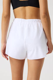 thumbnail: Witte dames Björn Borg sportshort van polyester met loose fit, regular waist, elastische tailleband met koord en effen