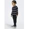 KIDS ONLY MINI gebreide gestreepte trui - donkerblauw