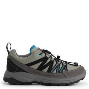 suède veterschoenen grijs
