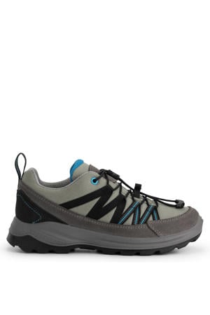 suède veterschoenen grijs
