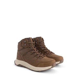 leren veterboots donkerbruin