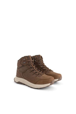 leren veterboots donkerbruin