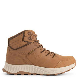 leren veterboots cognac