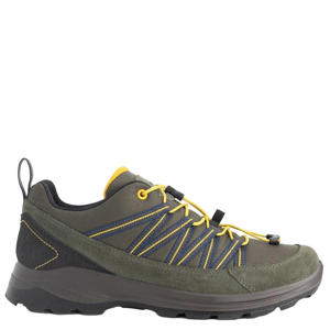 suède veterschoenen groen