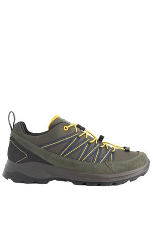 suède veterschoenen groen